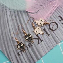 Kawaii Cat Cartoon Earrings For Women Kawaii Cat Cartoon Earrings For Women