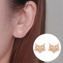 Shuangshuo Little Fox Head Stud For Women Shuangshuo Little Fox Head Stud For Women
