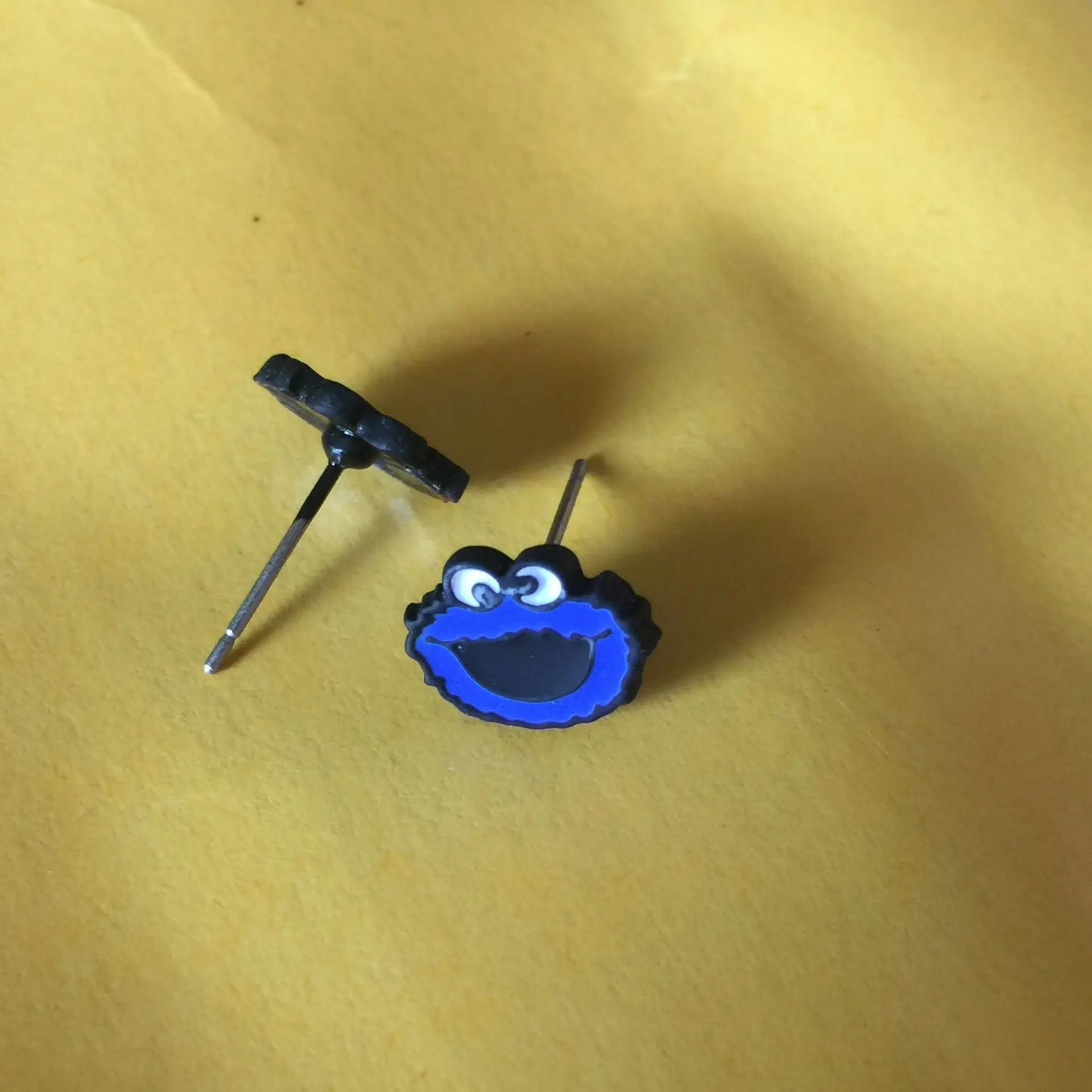 Elmo Cookie Monster Sesame Street Cartoon Earring