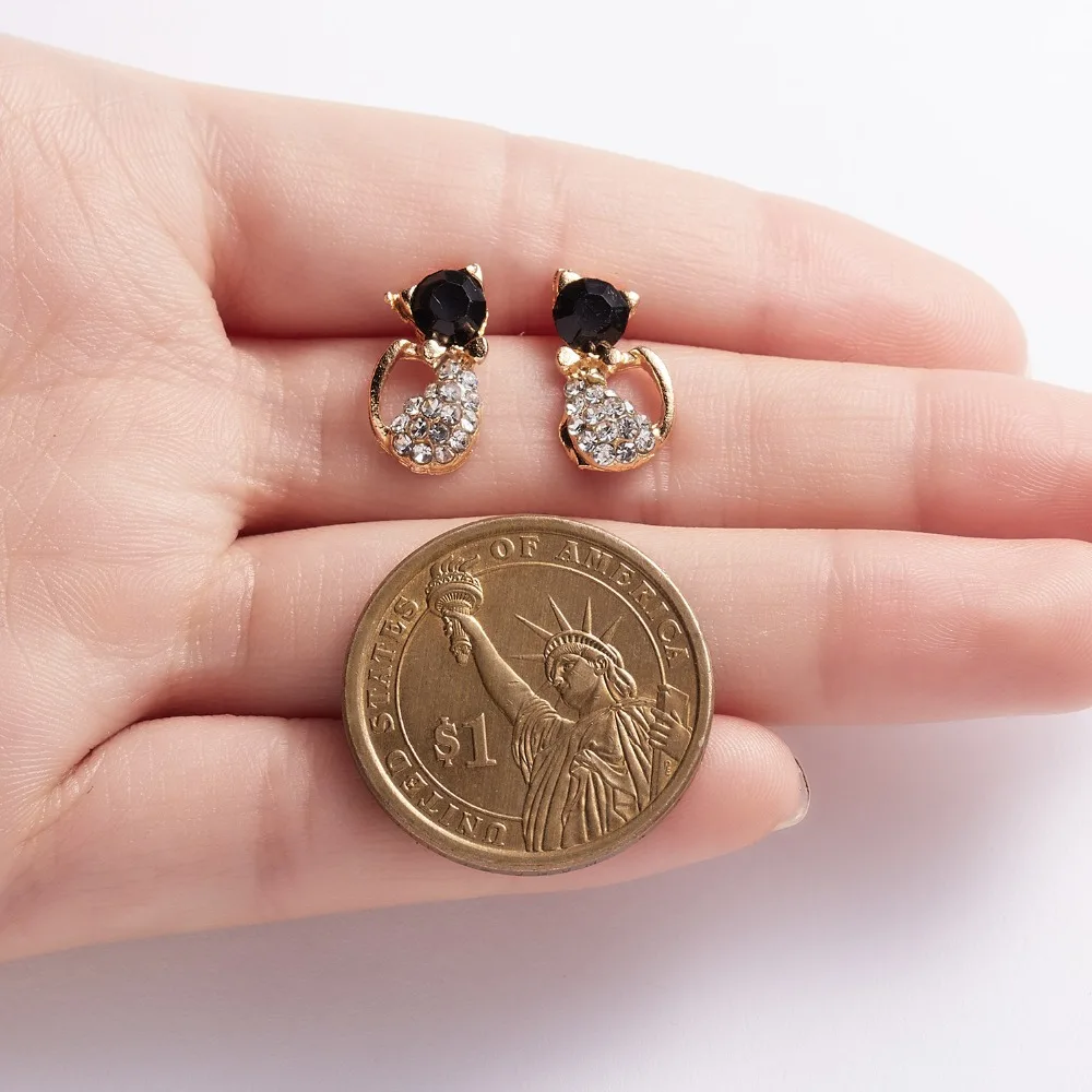 Multiple Style Cat Cartoon Alloy Stud Earring For Women Multiple Style Cat Cartoon Alloy Stud Earring For Women