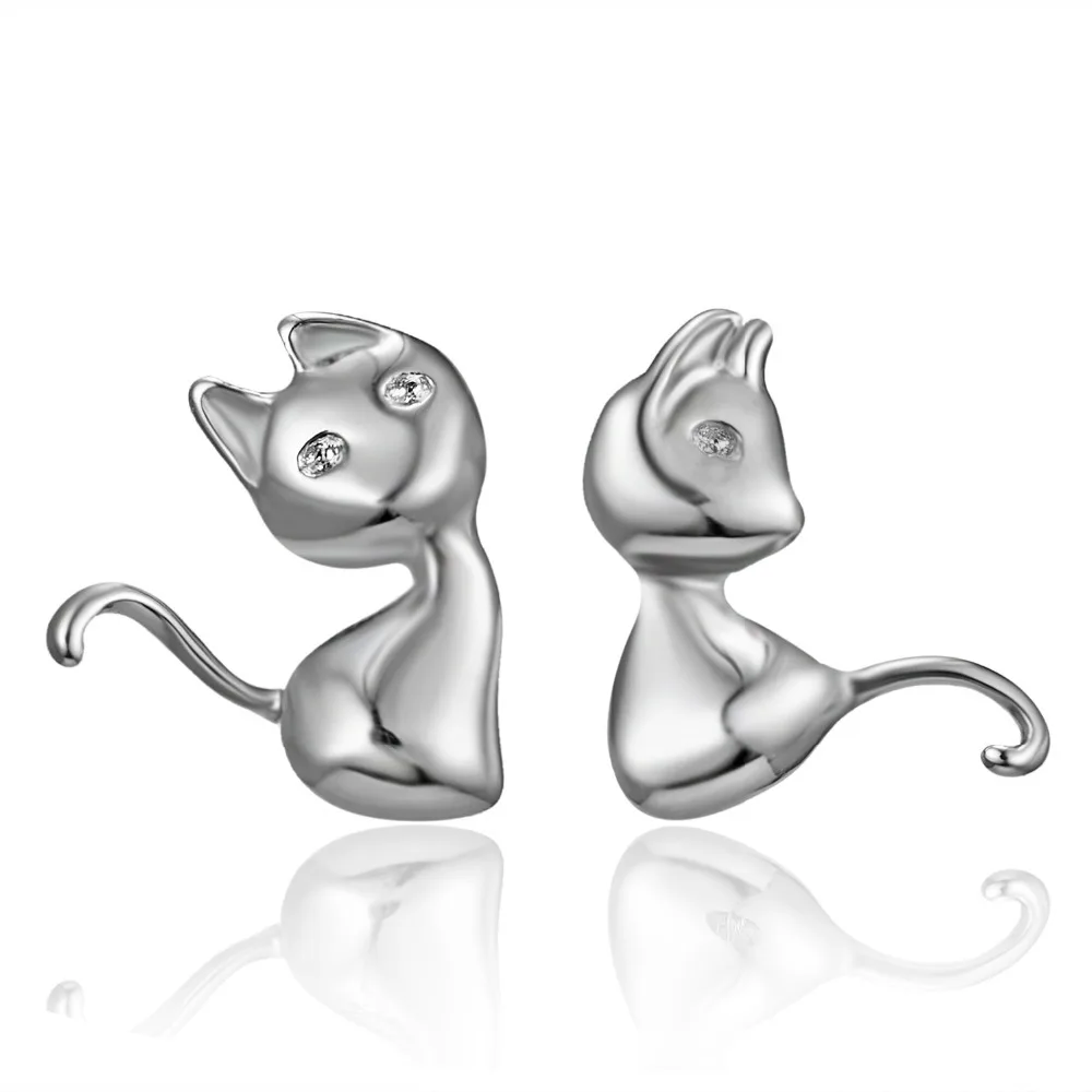 Multiple Style Cat Cartoon Alloy Stud Earring For Women Multiple Style Cat Cartoon Alloy Stud Earring For Women