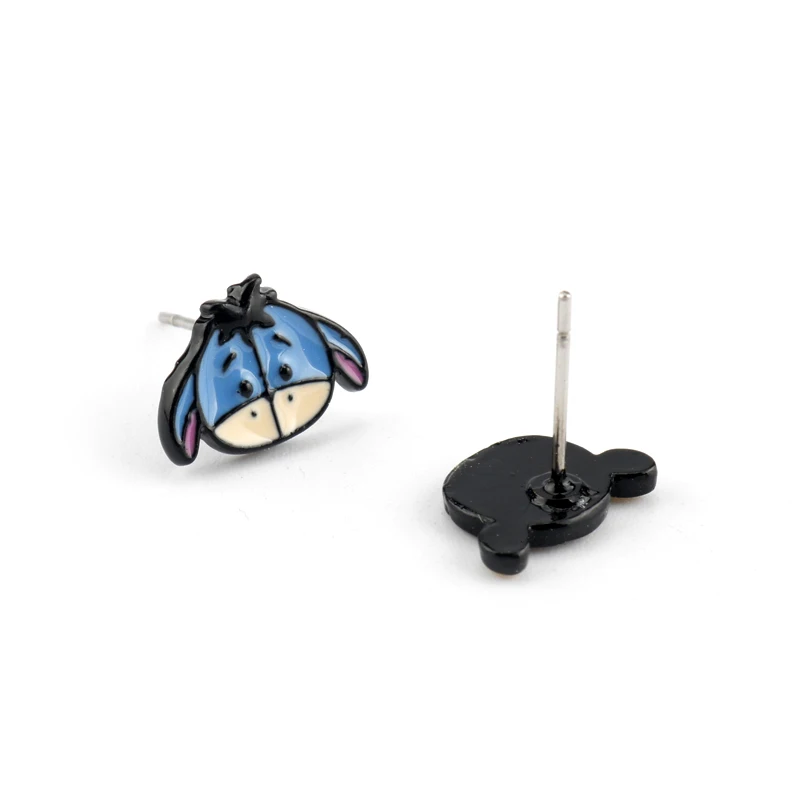 Piglet Eeyore Tigger Anime Stud Earrings For Women Piglet Eeyore Tigger Anime Stud Earrings For Women
