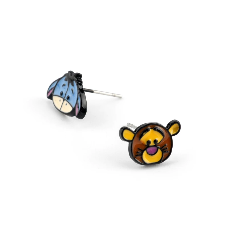 Piglet Eeyore Tigger Anime Stud Earrings For Women Piglet Eeyore Tigger Anime Stud Earrings For Women