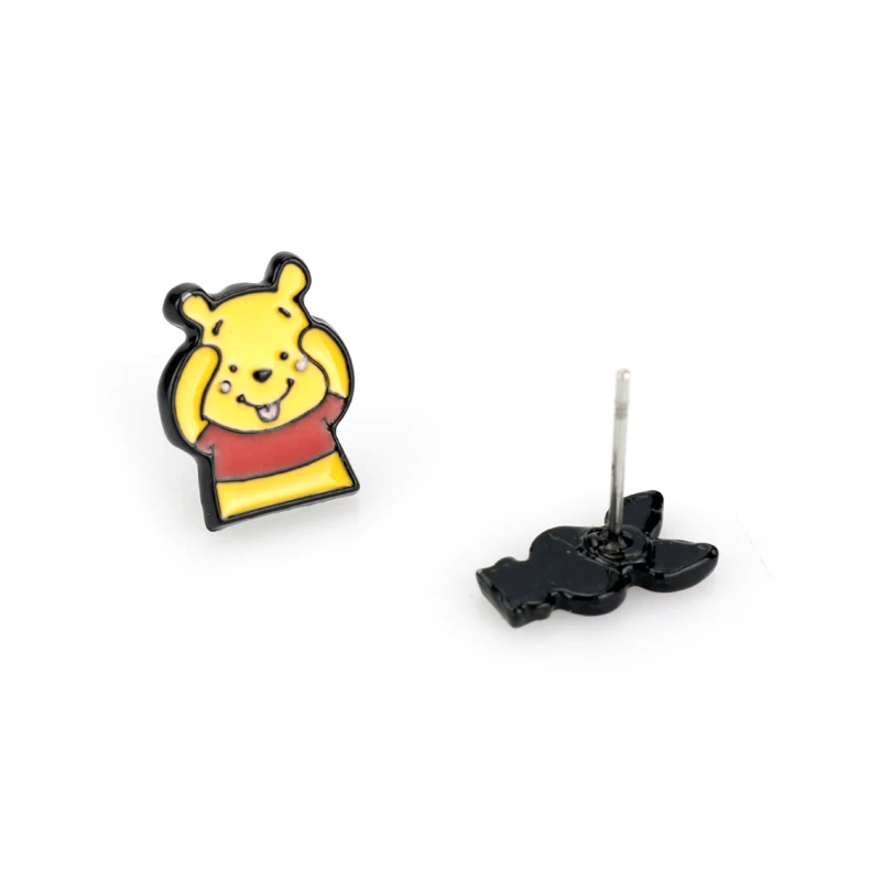 Piglet Eeyore Tigger Anime Stud Earrings For Women Piglet Eeyore Tigger Anime Stud Earrings For Women