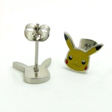 Anime Pikachu Stainless Steel Stud For Women Anime Pikachu Stainless Steel Stud For Women