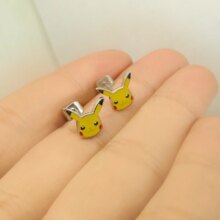 Anime Pikachu Stainless Steel Stud For Women Anime Pikachu Stainless Steel Stud For Women
