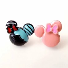 Mickey Minnie Mouse And Donald Duck Anime Small Earrings Mickey Minnie Mouse And Donald Duck Anime Small Earrings