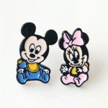 Mickey Minnie Mouse And Donald Duck Anime Small Earrings Mickey Minnie Mouse And Donald Duck Anime Small Earrings