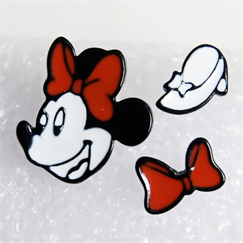 Mickey Minnie Mouse And Donald Duck Anime Small Earrings