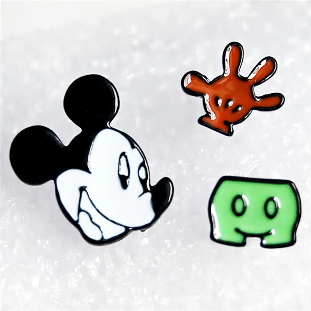 Mickey Minnie Mouse And Donald Duck Anime Small Earrings