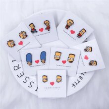 The Simpsons Cartoon Earrings For Women The Simpsons Cartoon Earrings For Women