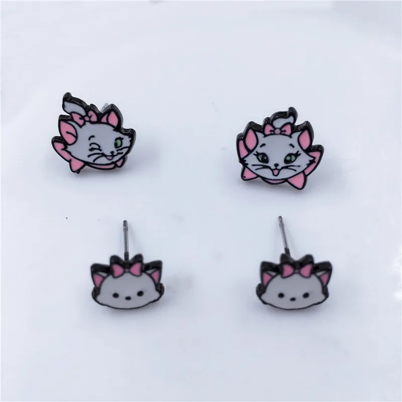 The Aristocats Anime Fashion Stud Earrings For Women