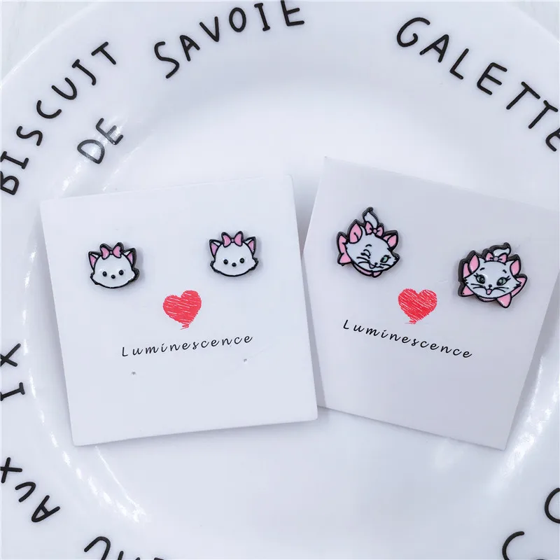 The Aristocats Anime Fashion Stud Earrings For Women