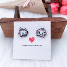 The Aristocats Anime Fashion Stud Earrings For Women The Aristocats Anime Fashion Stud Earrings For Women