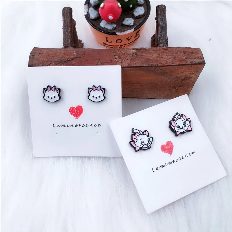 The Aristocats Anime Fashion Stud Earrings For Women