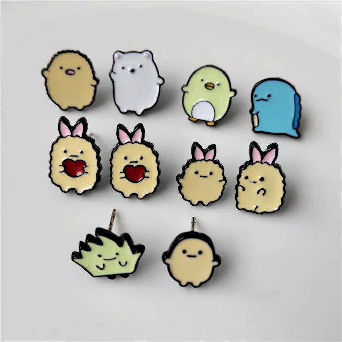 Sumikko Gurashi Series Anime Stud Earrings For Women