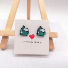 My Neighbor Totoro Anime Alloy Enamel Earrings My Neighbor Totoro Anime Alloy Enamel Earrings