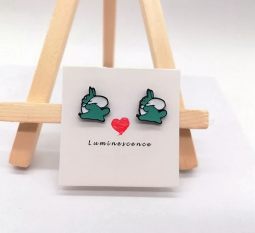 My Neighbor Totoro Anime Alloy Enamel Earrings
