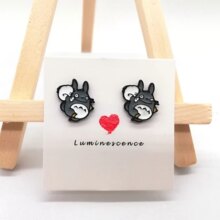 My Neighbor Totoro Anime Alloy Enamel Earrings My Neighbor Totoro Anime Alloy Enamel Earrings