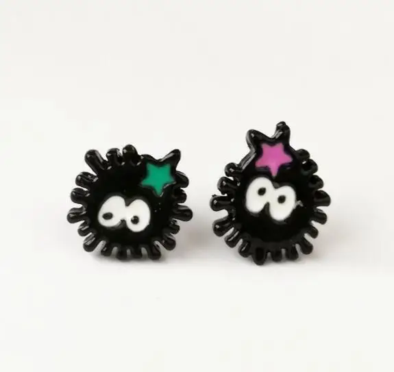 My Neighbor Totoro Cartoon Alloy Enamel Earrings