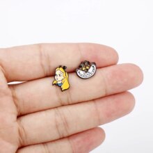 Anime Spirited Away Totoro Princess Kiki Mermaid Stud Earring Anime Spirited Away Totoro Princess Kiki Mermaid Stud Earring