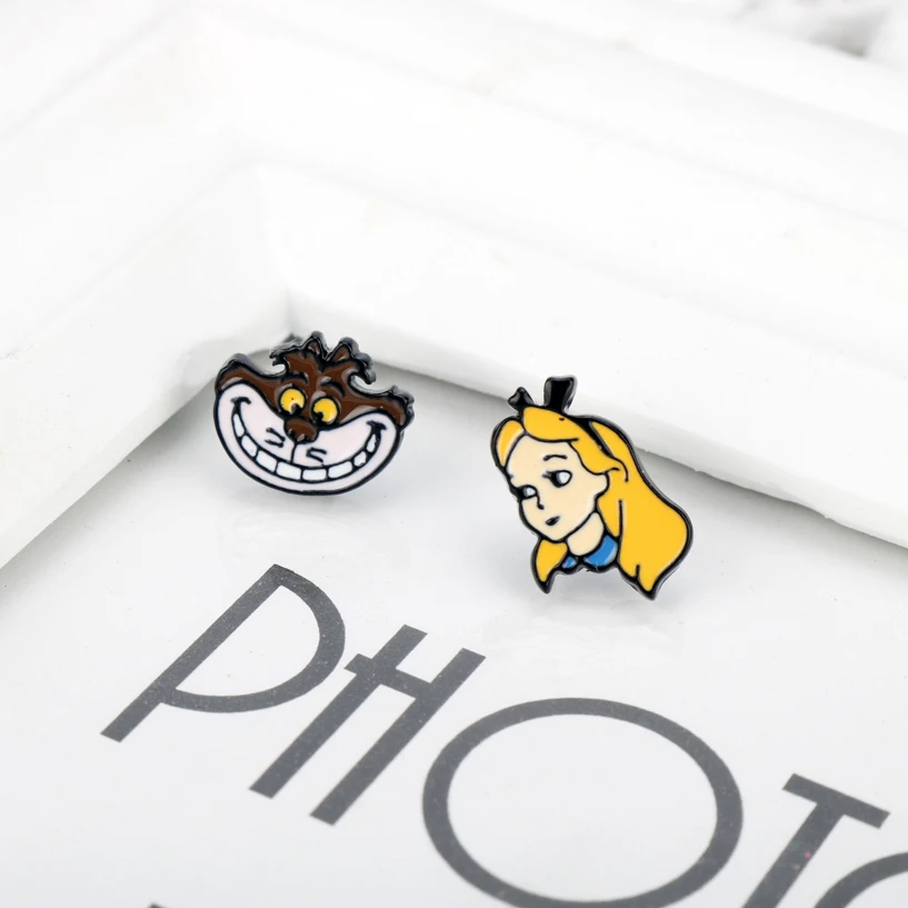 Anime Spirited Away Totoro Princess Kiki Mermaid Stud Earring Anime Spirited Away Totoro Princess Kiki Mermaid Stud Earring