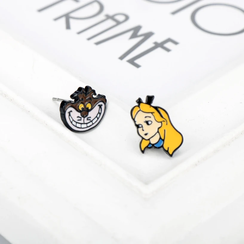 Anime Spirited Away Totoro Princess Kiki Mermaid Stud Earring Anime Spirited Away Totoro Princess Kiki Mermaid Stud Earring
