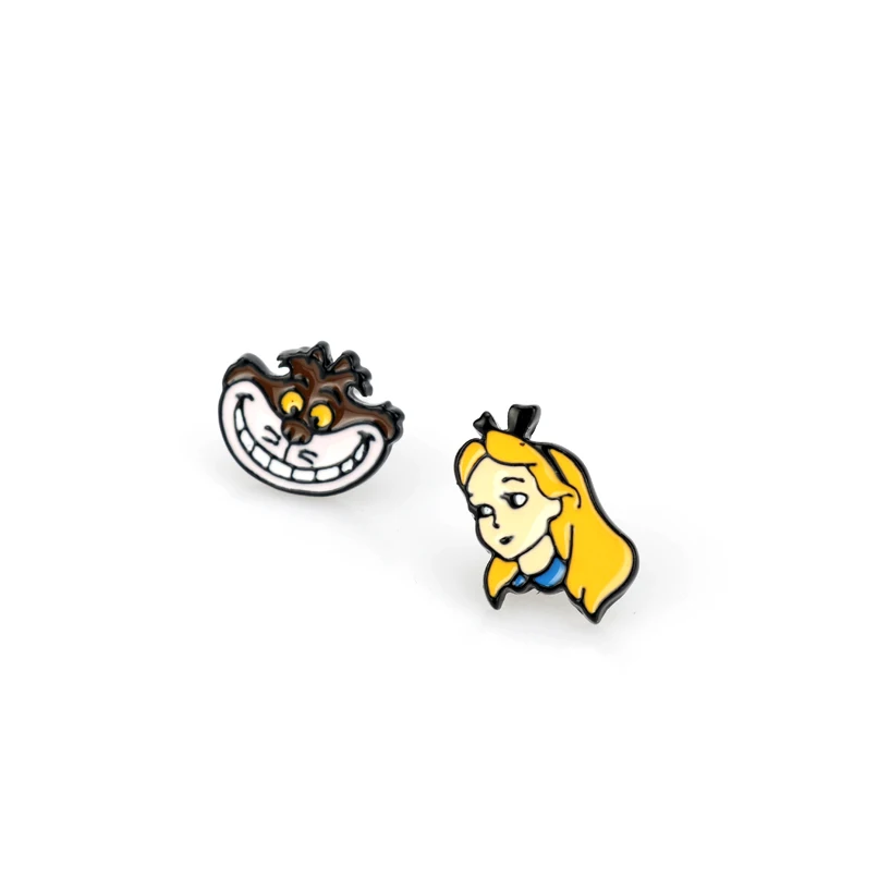 Anime Spirited Away Totoro Princess Kiki Mermaid Stud Earring Anime Spirited Away Totoro Princess Kiki Mermaid Stud Earring