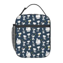 Kawaii Cartoon Snoopy Pattern PrinteInsulated Lunch Bag Kawaii Cartoon Snoopy Pattern PrinteInsulated Lunch Bag