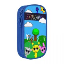 Cartoon Sprunki Character Printed Kawaii Pencil Case Cartoon Sprunki Character Printed Kawaii Pencil Case