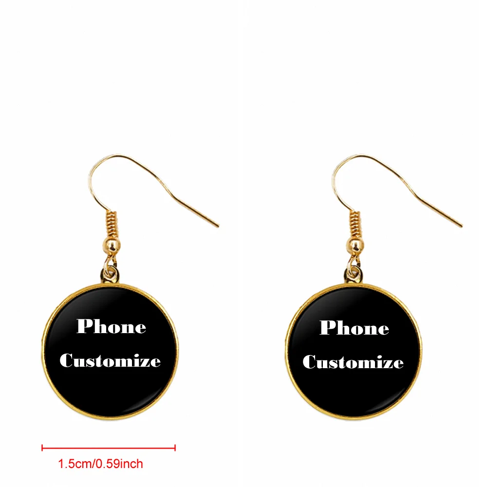 My Neighbor Totoro Anime Bronze/Silver/Golden Glass Earrings For Women