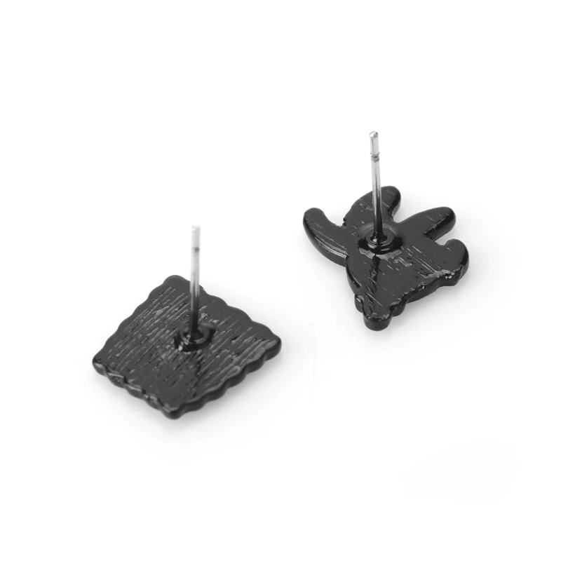 Totoro Kiki Luffy Naruto Cartoon Enamel Stud Earring