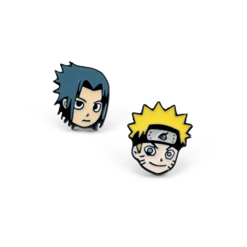 Totoro Kiki Luffy Naruto Cartoon Enamel Stud Earring