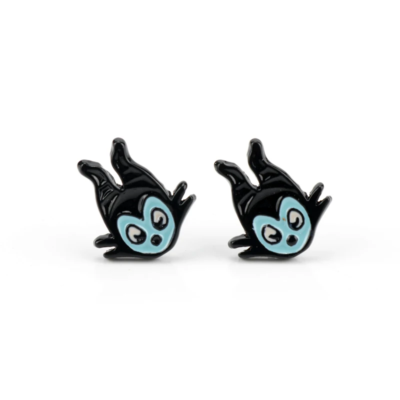 Totoro Kiki Luffy Naruto Cartoon Enamel Stud Earring