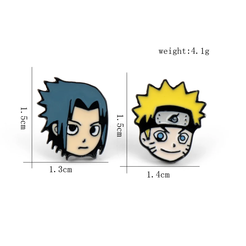 Naruto Sharingan Shippuuden Uzumaki Totoro Anime Enamel Earrings For Women