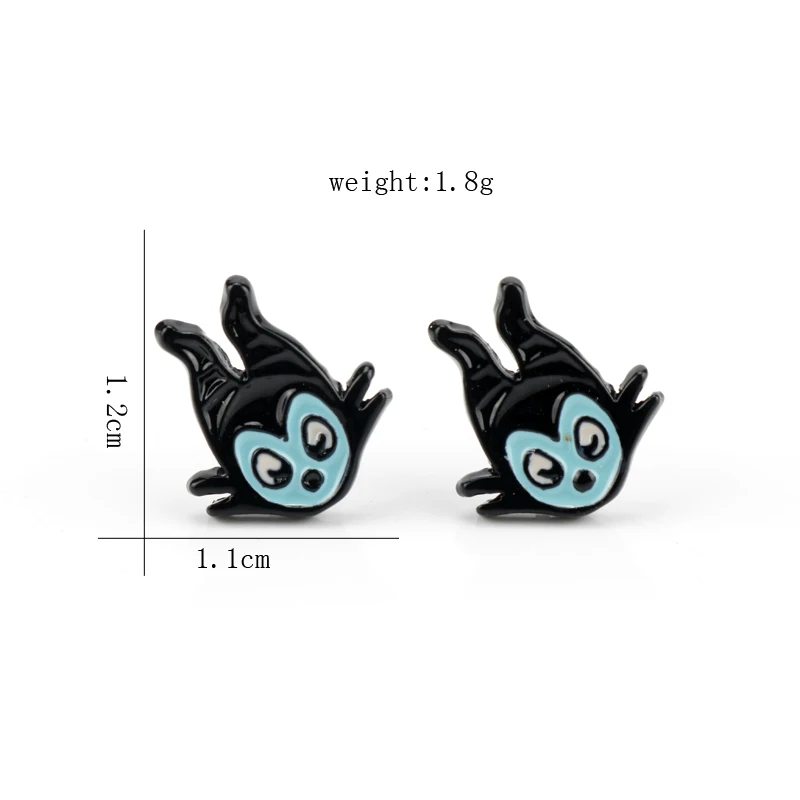Naruto Sharingan Shippuuden Uzumaki Totoro Anime Enamel Earrings For Women
