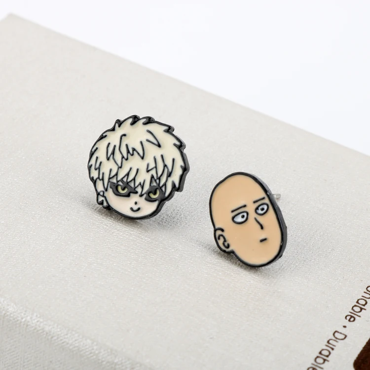 One Punch-Man Naruto Totoro Anime Stud Earrings