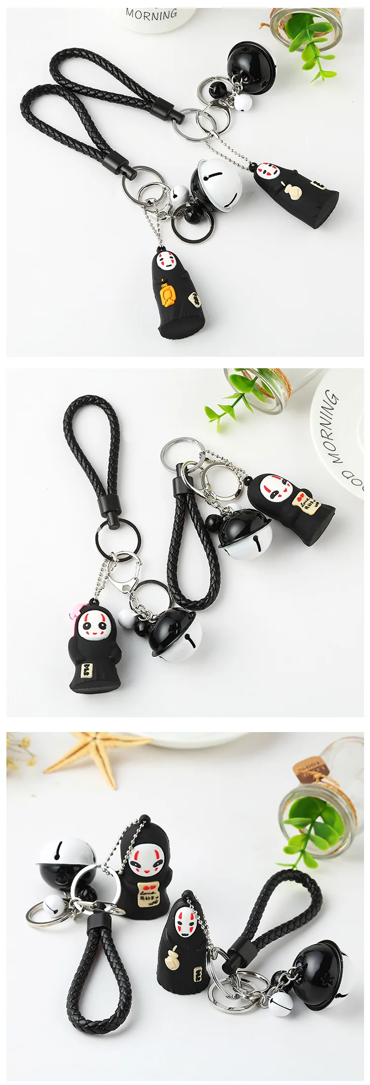 Spirited Away Kaonashi No Face Anime Keychain