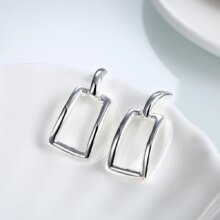 Spirited Away Geometric Silver Simple Trend Studs For Women Spirited Away Geometric Silver Simple Trend Studs For Women