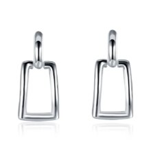 Spirited Away Geometric Silver Simple Trend Studs For Women Spirited Away Geometric Silver Simple Trend Studs For Women