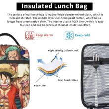 Anime Kawaii One Piece Character Printed Insulated Lunch Bag Anime Kawaii One Piece Character Printed Insulated Lunch Bag
