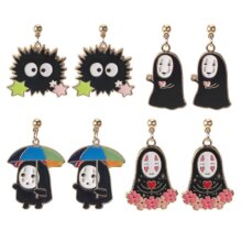 Spirited Away Ghost Anime Alloy Fashion Stud Earrings Spirited Away Ghost Anime Alloy Fashion Stud Earrings