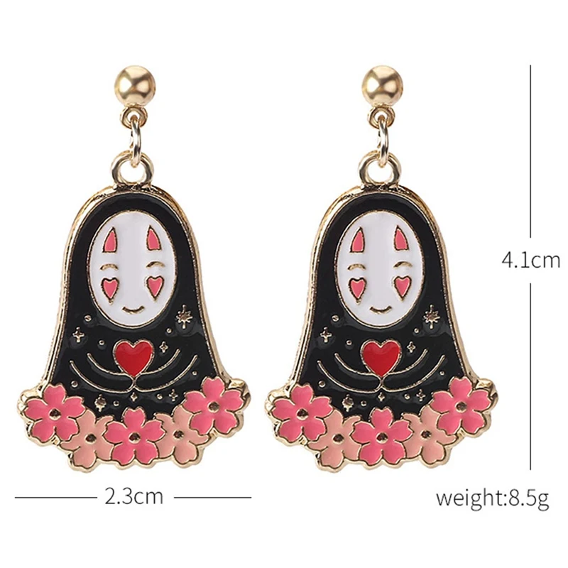 Spirited Away Ghost Anime Alloy Fashion Stud Earrings