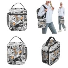 Anime Kawaii One Piece Gear 5 Luffy Insulated Lunch Bag Anime Kawaii One Piece Gear 5 Luffy Insulated Lunch Bag