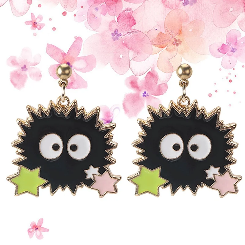 Spirited Away Ghost Anime Alloy Ear Stud