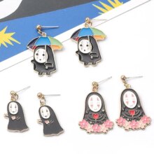 Spirited Away Ghost Anime Alloy Earrings Spirited Away Ghost Anime Alloy Earrings