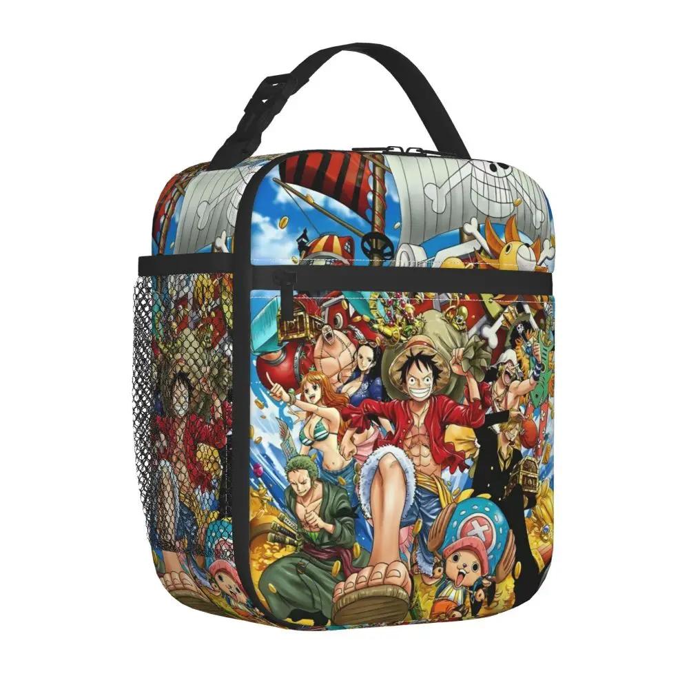 Kawaii Anime One Piece Thousand Sunny Insulated Lunch Bag