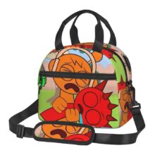 Kawaii Incredibox Sprunki Oren And Raddy Insulated Lunch Bag With Adjustable Shoulder Strap Kawaii Incredibox Sprunki Oren And Raddy Insulated Lunch Bag With Adjustable Shoulder Strap