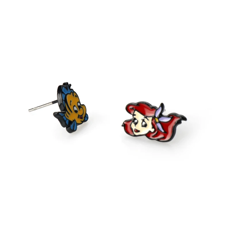 Kiki's Delivery Service Jiji Little Mermaid Cartoon Ear Studs Kiki's Delivery Service Jiji Little Mermaid Cartoon Ear Studs