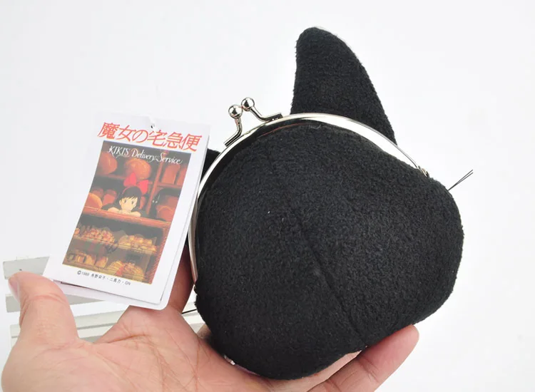 Jiji CatBus Totoro Anime Multi-Functional Iron Buckle Soft Stuffed Coin Purse